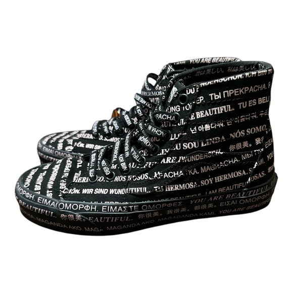 Vans Sk8-hi You Are Beautiful Women's Skate Shoes - Picture 3 of 5